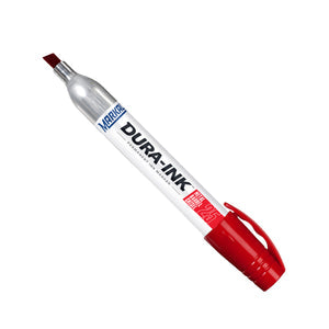 DURA-INK Metal Barrel Chisel Permanent Ink Marker DURA-INK Metal Barrel Chisel Permanent Ink Marker